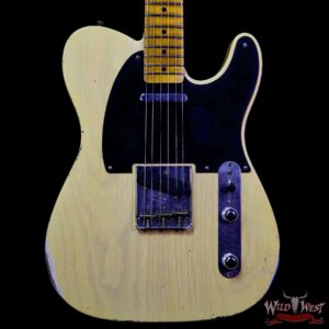 Fender Custom Shop 1952 Telecaster Relic Maple Neck & Fingerboard Nocaster Blonde - Image 3