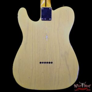 Fender Custom Shop 1952 Telecaster Relic Maple Neck & Fingerboard Nocaster Blonde - Image 6