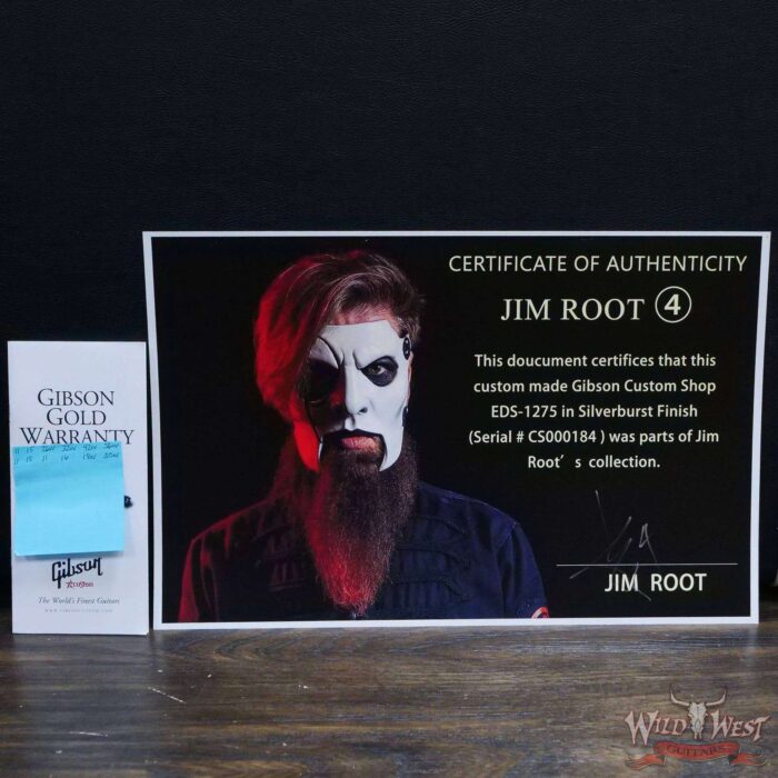 Jim Root Collection Gibson Custom Shop EDS-1275 Silverburst - Image 10