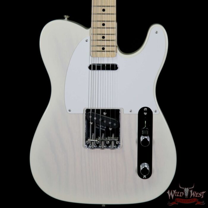 Fender USA American Vintage ‘58 Telecaster Maple Neck Aged White Blonde - Image 3