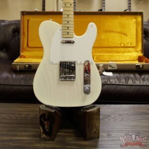 Fender USA American Vintage ‘58 Telecaster Maple Neck Aged White Blonde - Image 10