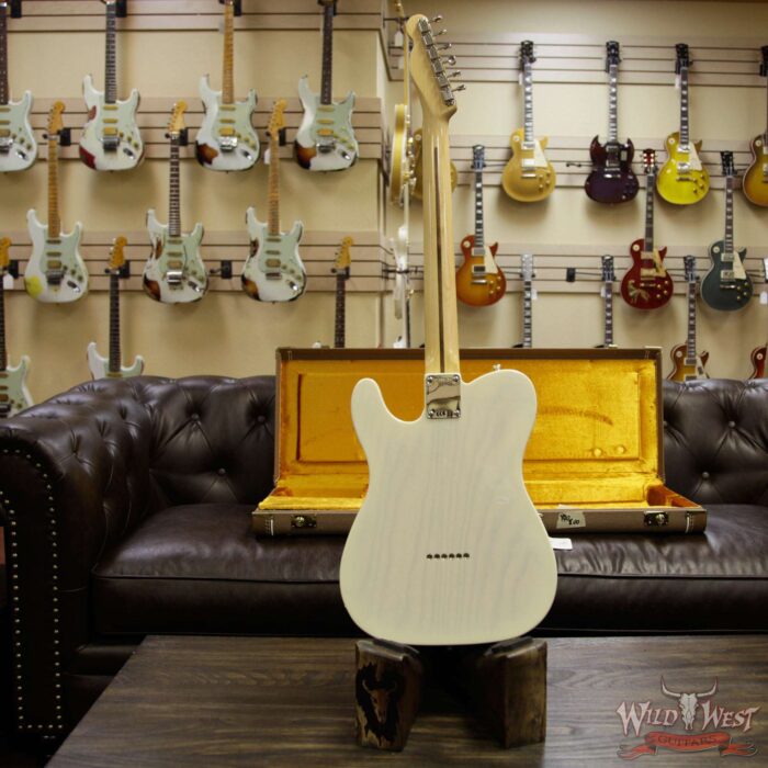 Fender USA American Vintage ‘58 Telecaster Maple Neck Aged White Blonde - Image 11