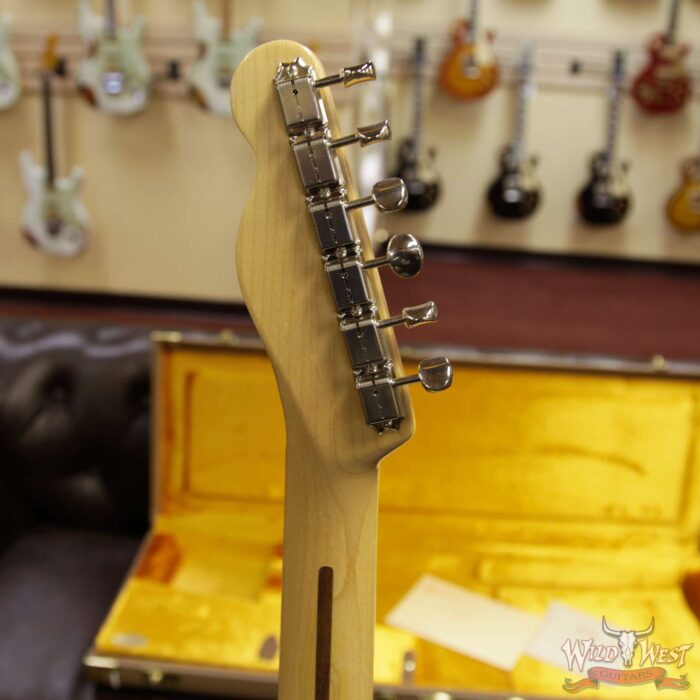 Fender USA American Vintage ‘58 Telecaster Maple Neck Aged White Blonde - Image 12