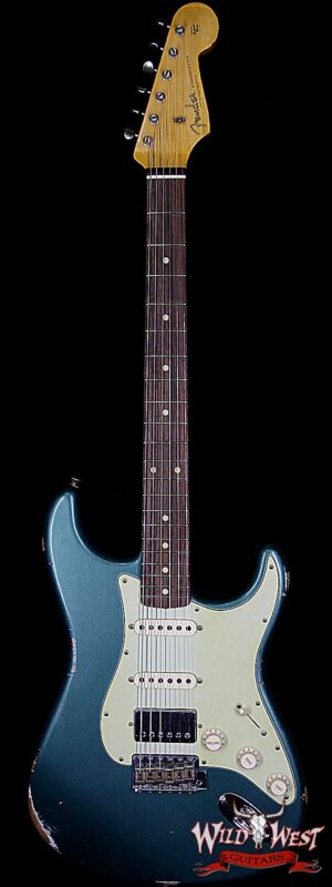 Fender Custom Shop 1962 Stratocaster HSS Relic EVH Pickup Rosewood Fingerboard Sherwood Green Metallic