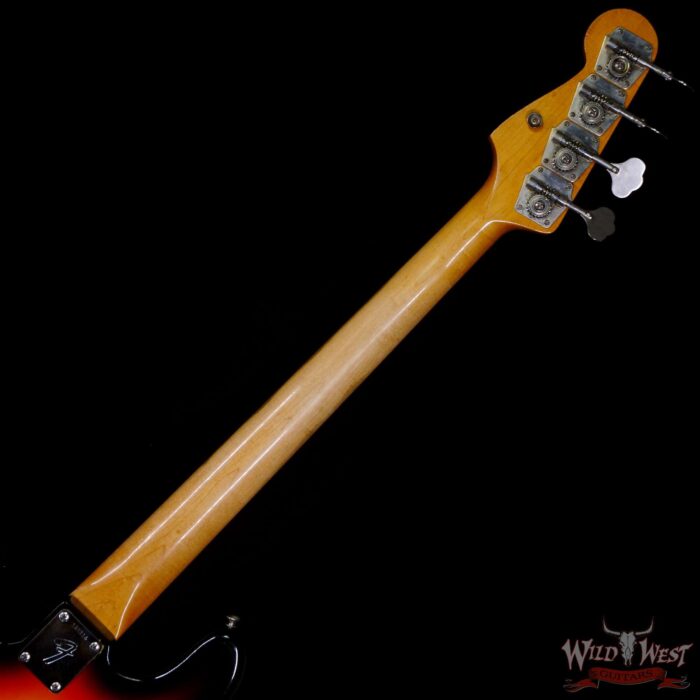 1966 Fender P-Bass Precision Bass Sunburst with Original Hardshell Case 8.70 LBS - Image 5