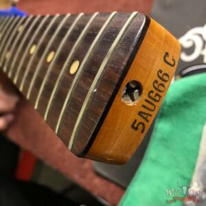 1966 Fender P-Bass Precision Bass Sunburst with Original Hardshell Case 8.70 LBS - Image 15