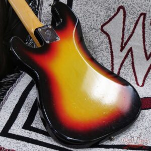 1966 Fender P-Bass Precision Bass Sunburst with Original Hardshell Case 8.70 LBS - Image 12