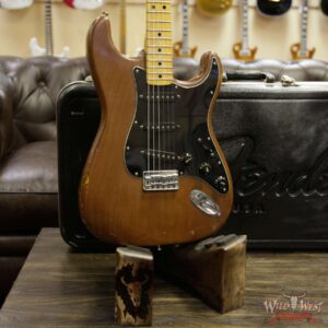 1979 Fender USA Stratocaster Hardtail Maple Neck Fat Head Mocha Brown - Image 10