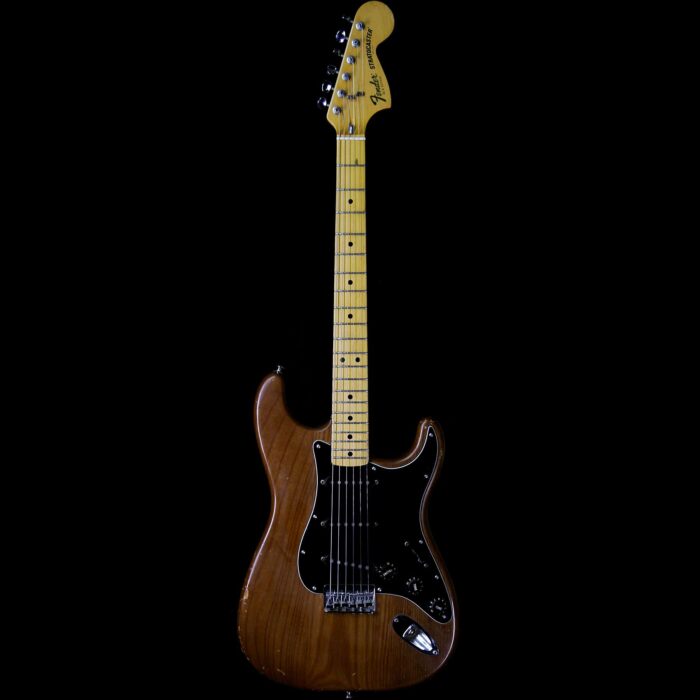 1979 Fender USA Stratocaster Hardtail Maple Neck Fat Head Mocha Brown - Image 3
