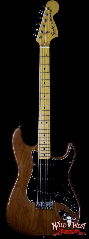 1979 Fender USA Stratocaster Hardtail Maple Neck Fat Head Mocha Brown