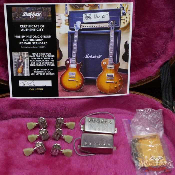 1985 Gibson Pre-Historic ‘59 Les Paul Reissue R9 Owned by Jon Levin of Dokken - Image 15