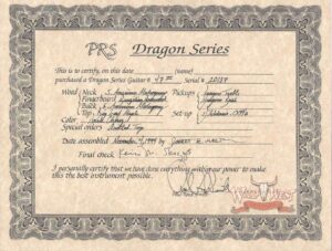 1994 PRS Dragon III # 47 of 100 Special Order Quilt Top Brazilian Rosewood Fingerboard Dark Cherry Sunburst - Image 15