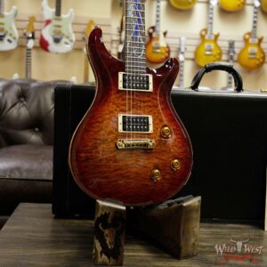 1994 PRS Dragon III # 47 of 100 Special Order Quilt Top Brazilian Rosewood Fingerboard Dark Cherry Sunburst - Image 12