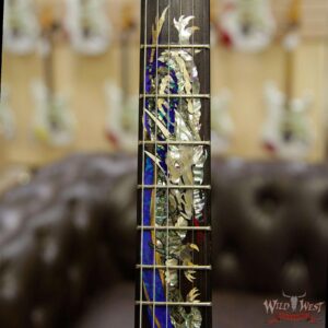 1994 PRS Dragon III # 47 of 100 Special Order Quilt Top Brazilian Rosewood Fingerboard Dark Cherry Sunburst - Image 8