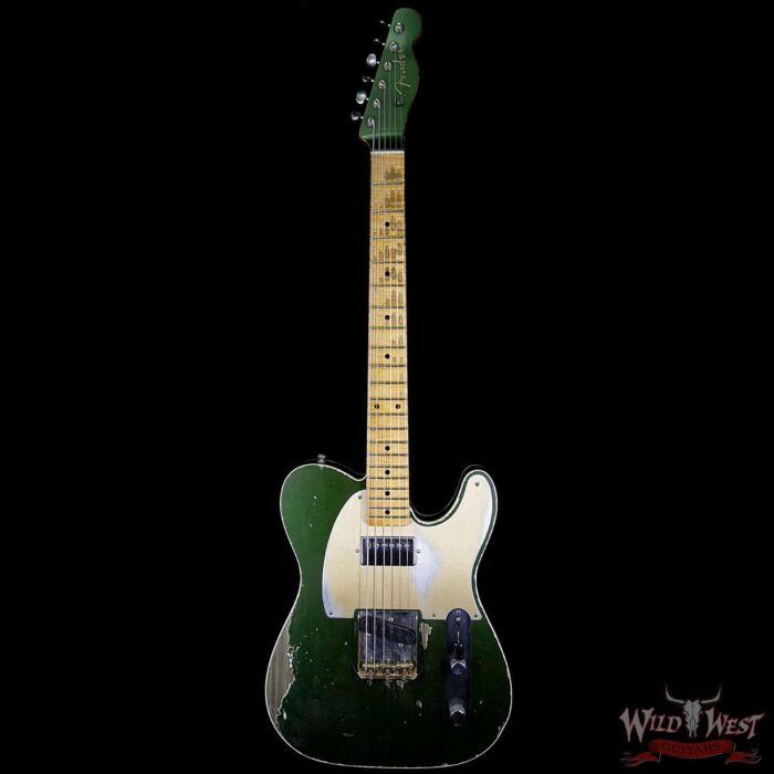 Fender Masterbuilt Dale Wilson Custom Shop 1960 Telecaster Relic Flame Maple Fingerboard Aged Cadillac Green - Image 6