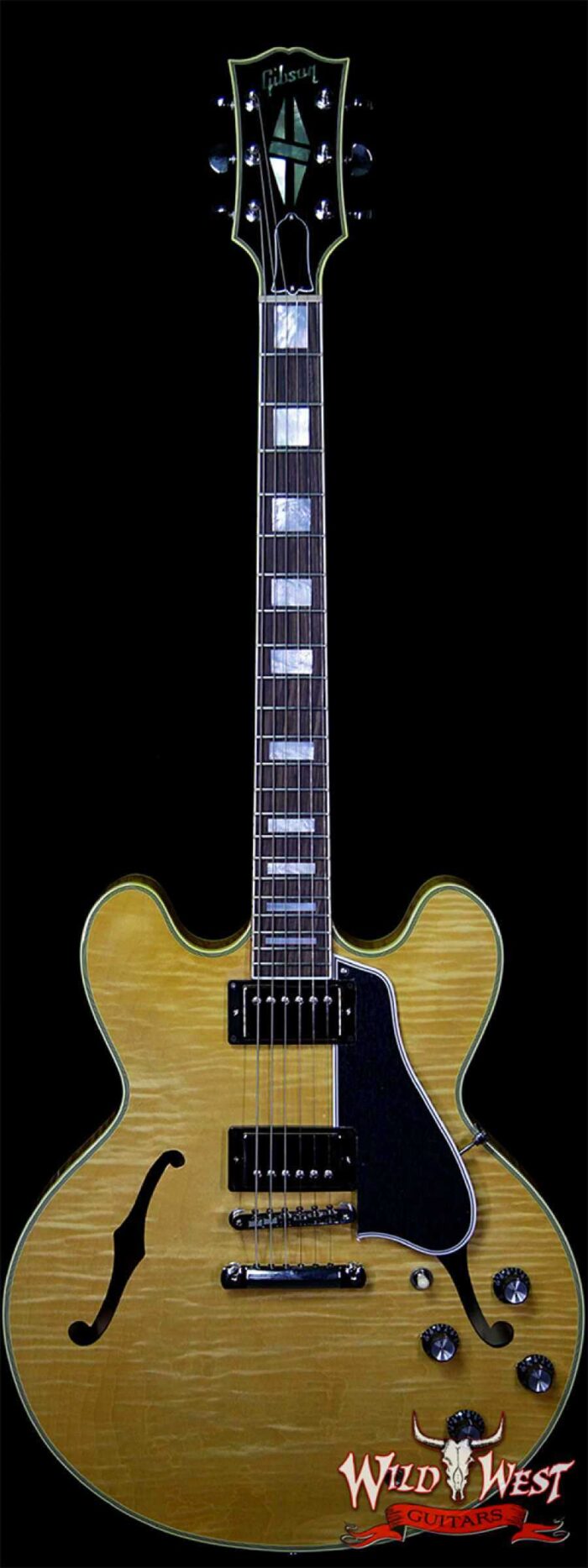 Gibson ES-355 Figured 2019 Dark Rosewood Fingerboard Vintage Natural - Image 1