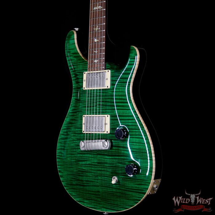 2001 Paul Reed Smith PRS 10 Top Flame Custom 22 Stoptail Emerald Green - Image 2