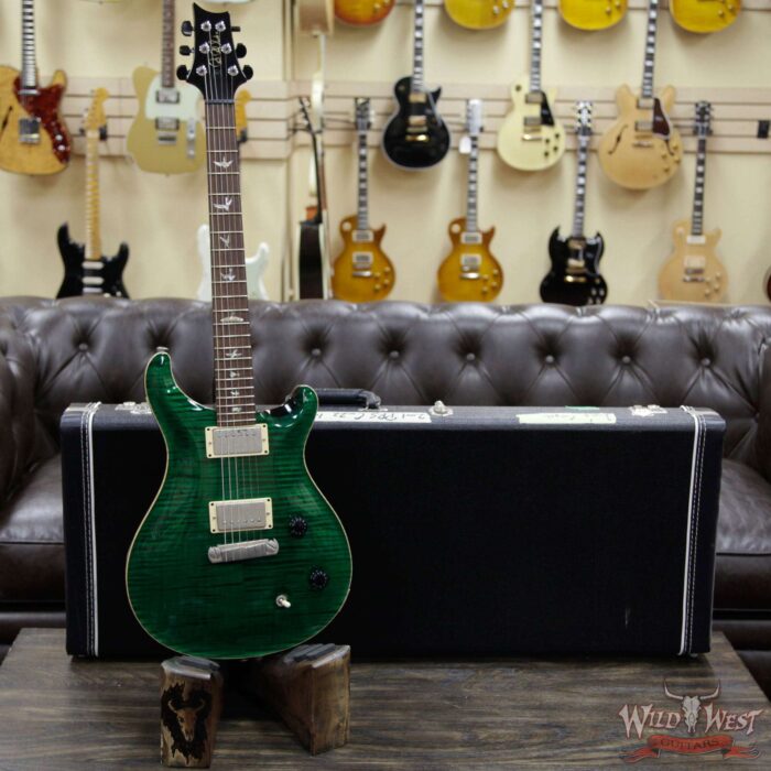 2001 Paul Reed Smith PRS 10 Top Flame Custom 22 Stoptail Emerald Green - Image 6