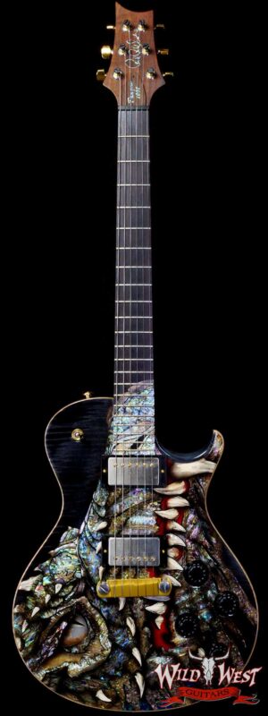 Paul Reed Smith PRS Singlecut Dragon 2002 #97 Brazilian Rosewood Neck and Board Whale Blue