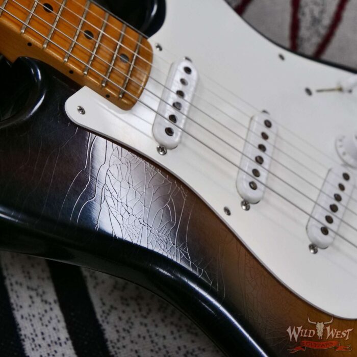 2004 Fender Custom Shop Yuriy Shishkov Masterbuilt 50th Anniversary 1954 Stratocaster Closet Classic 2 Tone Sunburst 7.20 lbs - Image 9