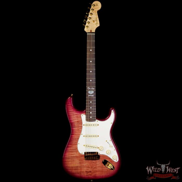 2006 Fender Custom Shop Limited Edition Fender 60th Anniversary Presidential Stratocaster Wine Red - Image 3