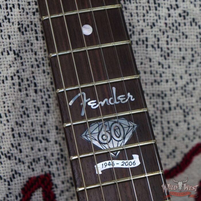 2006 Fender Custom Shop Limited Edition Fender 60th Anniversary Presidential Stratocaster Wine Red - Image 8