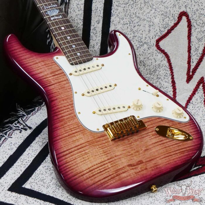 2006 Fender Custom Shop Limited Edition Fender 60th Anniversary Presidential Stratocaster Wine Red - Image 9