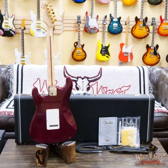 2006 Fender Custom Shop Limited Edition Fender 60th Anniversary Presidential Stratocaster Wine Red - Image 10
