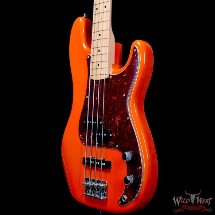 2007 Fender Custom Shop Dennis Galuszka Masterbuilt 1962 P-Bass Precision Bass P/J Pickups Capri Orange - Image 2
