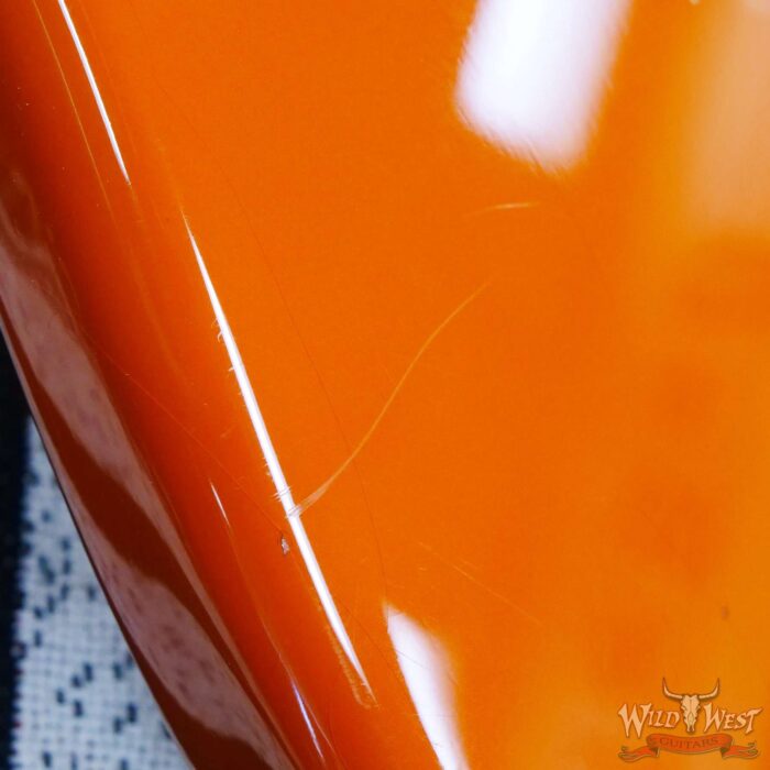 2007 Fender Custom Shop Dennis Galuszka Masterbuilt 1962 P-Bass Precision Bass P/J Pickups Capri Orange - Image 13