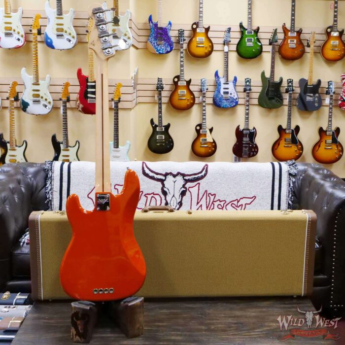 2007 Fender Custom Shop Dennis Galuszka Masterbuilt 1962 P-Bass Precision Bass P/J Pickups Capri Orange - Image 10