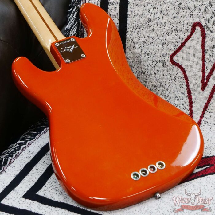 2007 Fender Custom Shop Dennis Galuszka Masterbuilt 1962 P-Bass Precision Bass P/J Pickups Capri Orange - Image 12