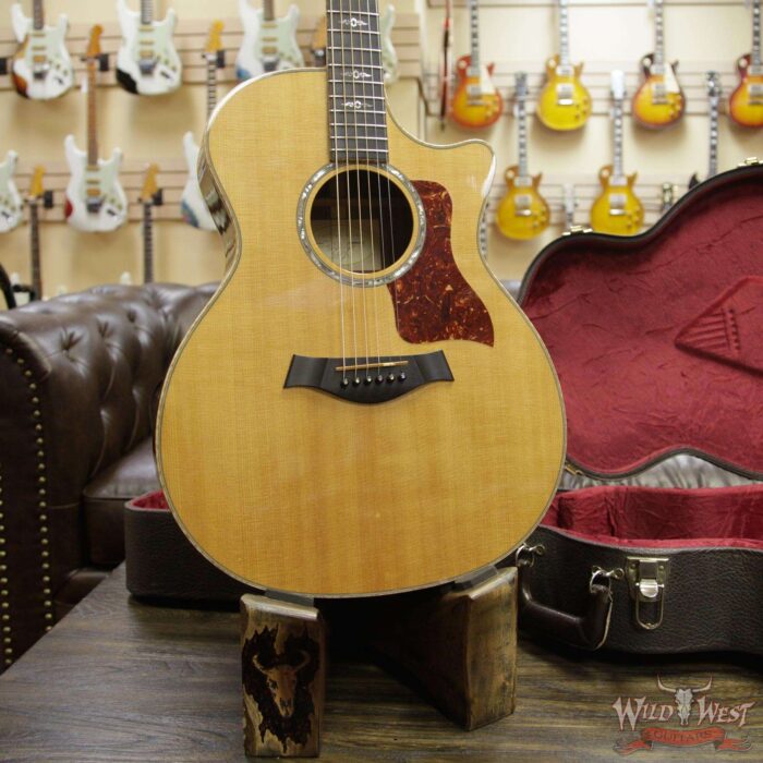 2008 Taylor 814CE Electric-Acoustic Guitar Ebony Fingerboard - Image 7