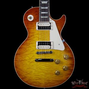 2012 Gibson Custom Shop 1959 Les Paul Gloss R9 Quilt Maple Top Honey Burst 7.75 LBS - Image 3