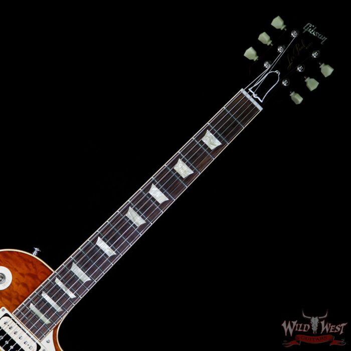 2012 Gibson Custom Shop 1959 Les Paul Gloss R9 Quilt Maple Top Honey Burst 7.75 LBS - Image 9