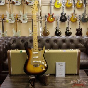 2013 Fender Custom Shop 1956 Stratocaster Relic 2 Tone Sunburst 6.9 Pounds - Image 6