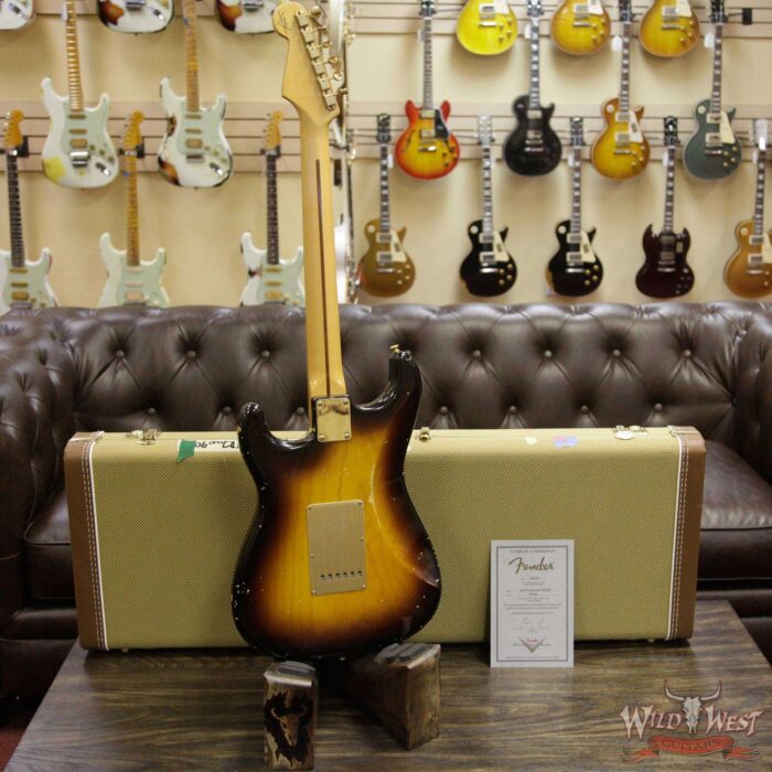 2013 Fender Custom Shop 1956 Stratocaster Relic 2 Tone Sunburst 6.9 Pounds - Image 8