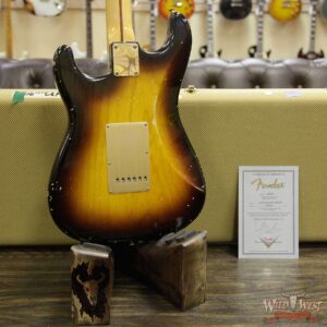 2013 Fender Custom Shop 1956 Stratocaster Relic 2 Tone Sunburst 6.9 Pounds - Image 9