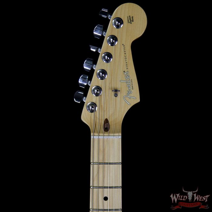 2014 Fender USA Standard Stratocaster SSS Maple Neck and Fretboard Olympic White - Image 5