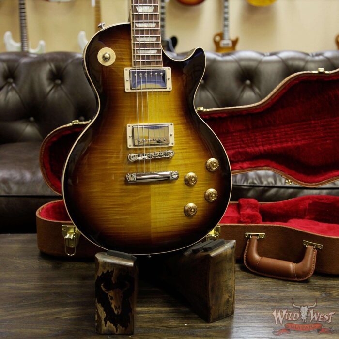 Gibson USA 2018 Les Paul Traditional Tobacco Sunburst - Image 6