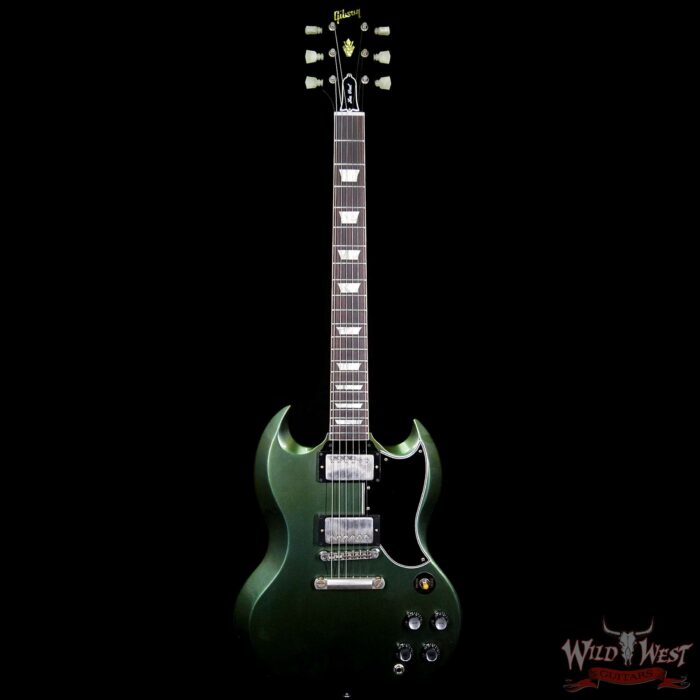 2018 Gibson Custom Shop 1961 SG Standard Antique Metallic Teal VOS - Image 4