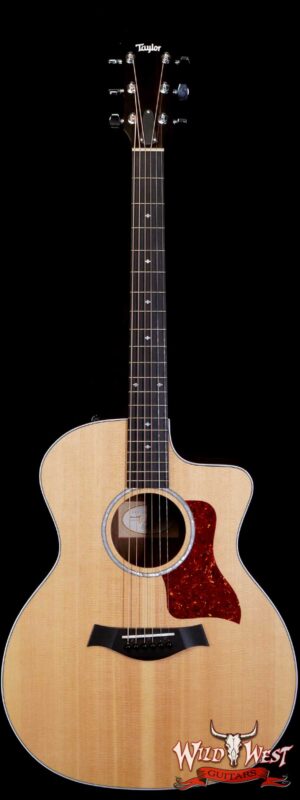 2018 Taylor 214CE DLX Electric-Acoustic Guitar Natural