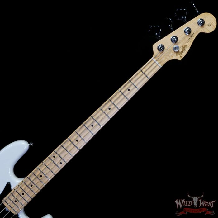 2019 Fender Custom Shop Jason Smith Masterbuilt Jazz Bass Arctic White - Image 4