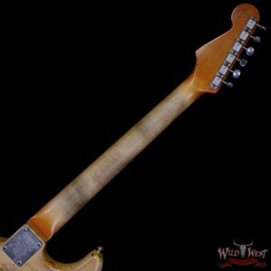 2020 Fender Custom Shop Dale Wilson Masterbuilt 1961 Stratocaster Heavy Relic Desert Sand over 3 Tone Sunburst 7.30 LBS - Image 5