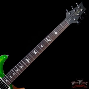 Paul Reed Smith PRS Wild West Guitars Special Run CE 24 Flame Top Painted Neck 57/08 Pickups Eriza Verde 284840 - Image 4