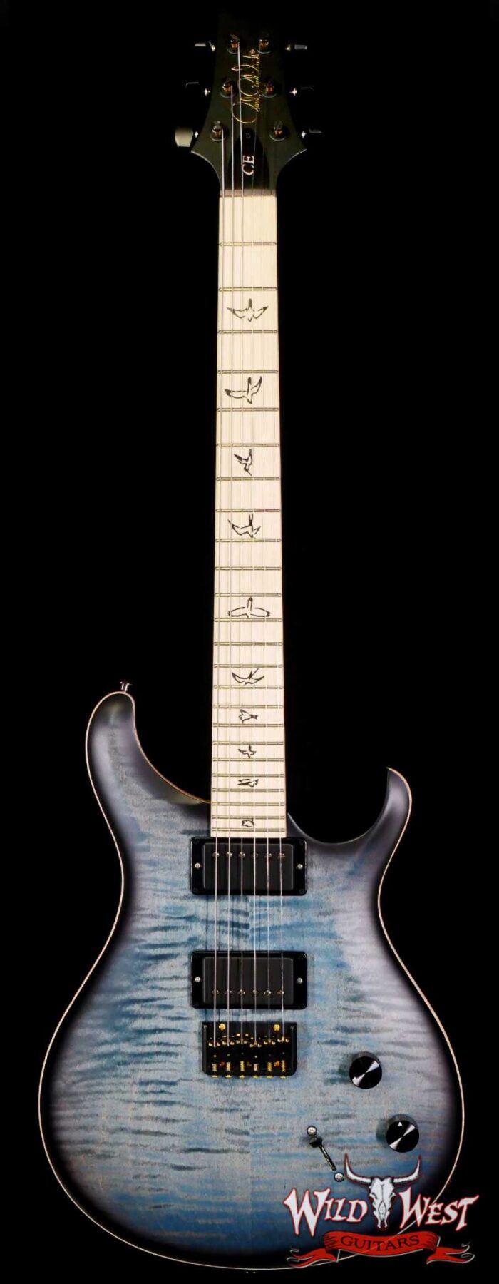 Paul Reed Smith PRS Bolt-On Series Dustie Waring Signature DW CE 24 Hardtail Limited Edition Faded Blue Smokeburst - Image 1