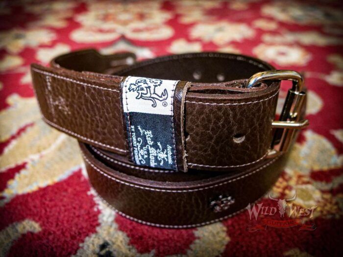 Red Monkey Handbuilt 1-3/4” Classic Leather Guitar Strap 56’‘- 60’’ - Image 4