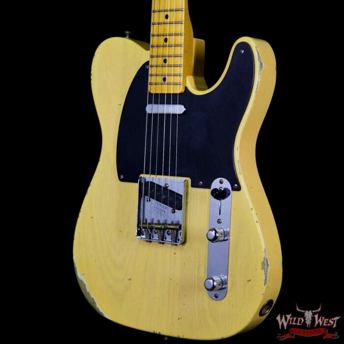 Fender Custom Shop 1951 Telecaster Relic Nocaster Blonde “U” Neck - Image 2