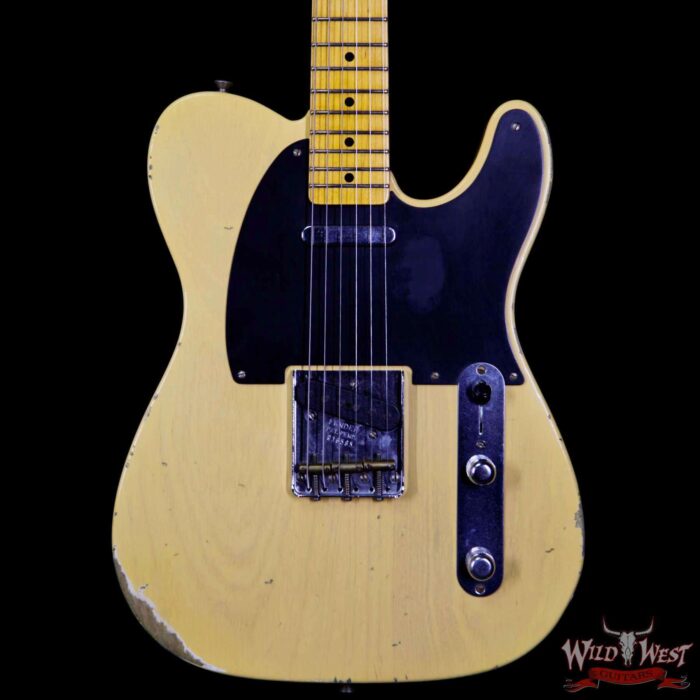 Fender Custom Shop 1951 Telecaster Relic Nocaster Blonde “U” Neck - Image 3