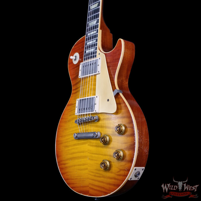 Gibson Custom Shop Limited Edition 1959 Les Paul Standard Reissue Brazilian Rosewood Murphy Lab Heavy Aged Tom’s Tea Burst 8.35 lbs - Image 2